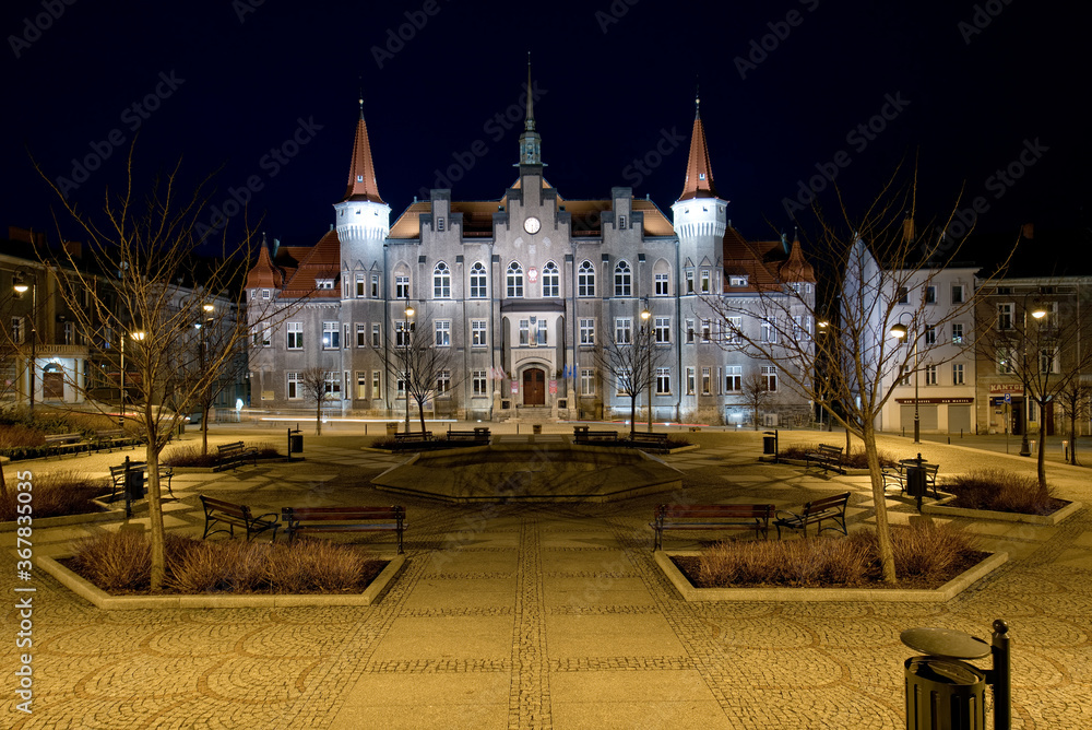 Fototapeta premium Ratusz Wałbrzych