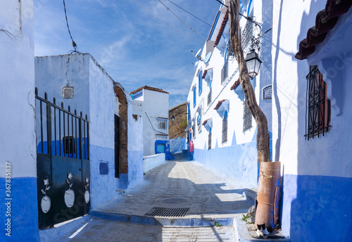 Beautiful blue medina of Chefchaouen city in Morocco, North Africa © Oleksandr Matsibura