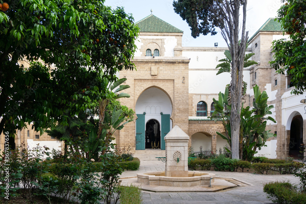 Mahkama du Pacha (Mahkamat al-Pasha) is an administrative building constructed 1941-1942 in the Hubous neighborhood of Casablanca, Morocco
