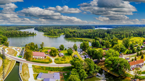 Fototapeta Naklejka Na Ścianę i Meble -  Ruciane-Nida,Śluza Guzianka.