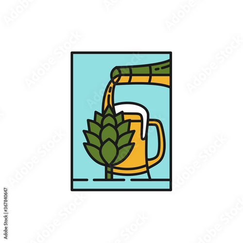Beer brewery logo