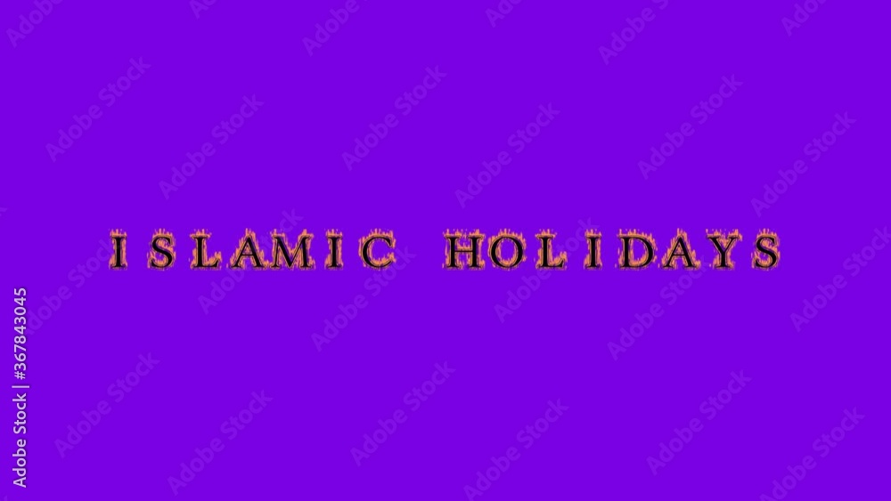 islamic holidays fire text effect violet background. animated text effect with high visual impact. letter and text effect. Alpha Matte. islamic holidays fire text effect violet background. animated text effect with high visual impact. letter and text effect. Alpha Matte.