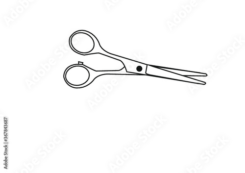 Schere Vektorgrafik