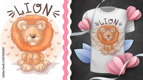 Photography Safari lion - idea for print t-shirt