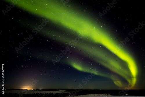 Northern Lights (Aurora Borealis) - Finnish Lapland © Aimeric D. Photo