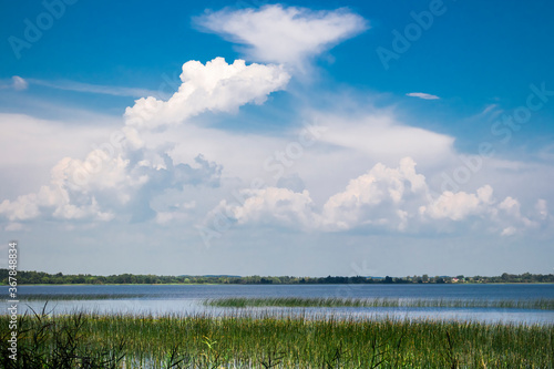 Clouds on blue sky  nature background