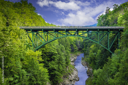 Quechee Gorge Bridge over the Ottauquechee RIver,
Quechee, Vermont