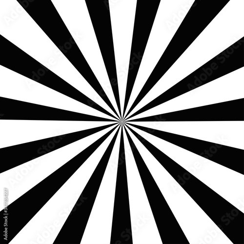 Optical illusion Poster. Beam Style Background. Vector