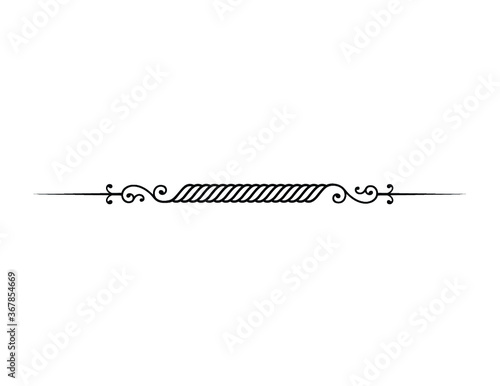 Vector Page divider - Ruleline