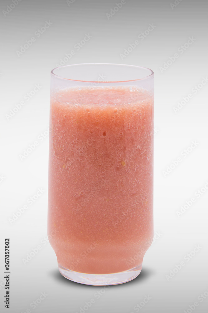 Glass of guava juice. Tropical fruit. Glass of guava juice. Tropical fruit.