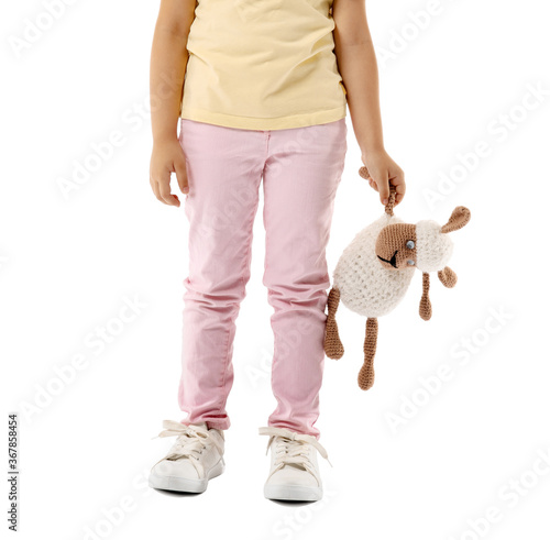 Little girl with autistic d...