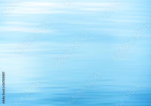 Still water. Calm sea vector background.