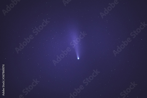 Comet C 2020 F3  Neowise  as seen over Stuttgart Night Sky