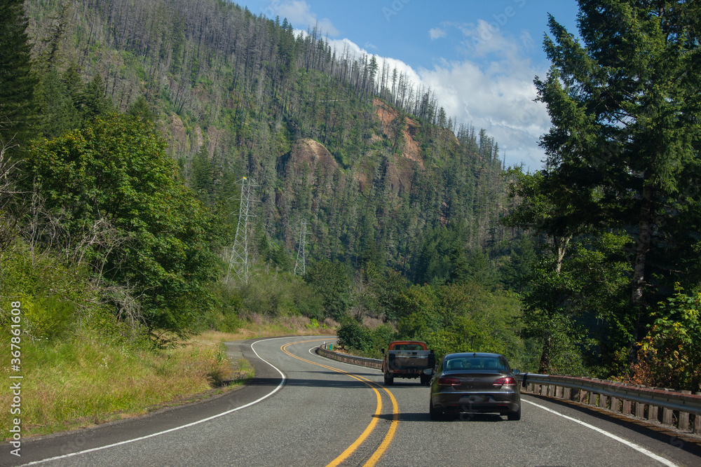 Fototapeta premium Freeway in the mountain