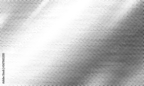texture of monochrome vintage background in halftone style.