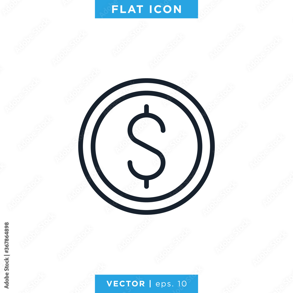 Money Icon Vector Design Template. Money Icon Vector Design Template.