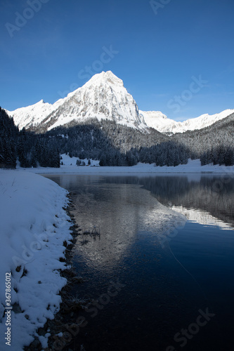 verschneiter Obersee Glarus © Visualframing