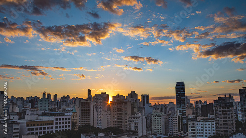 Sunset in São Paulo