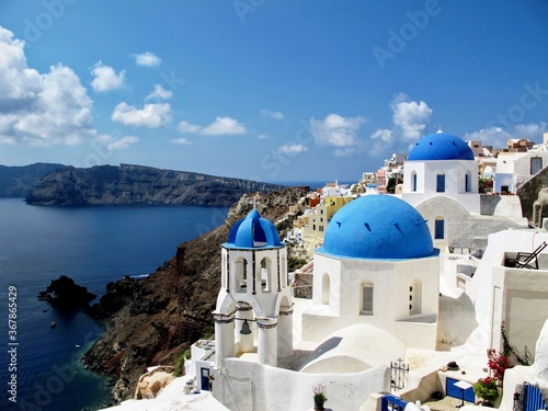 Fototapeta Naklejka Na Ścianę i Meble -  santorini island greece