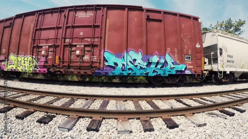 Freight Train Tracks - Railroad