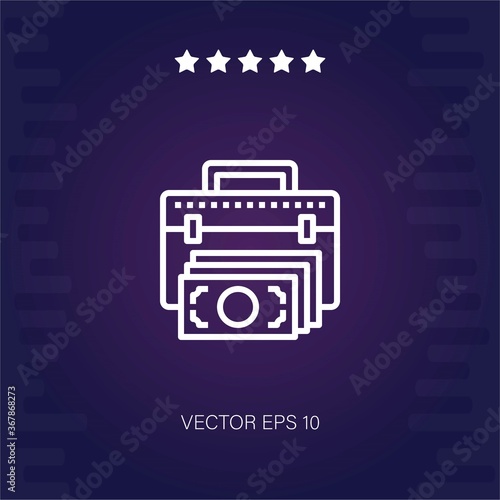 briefcase vector icon