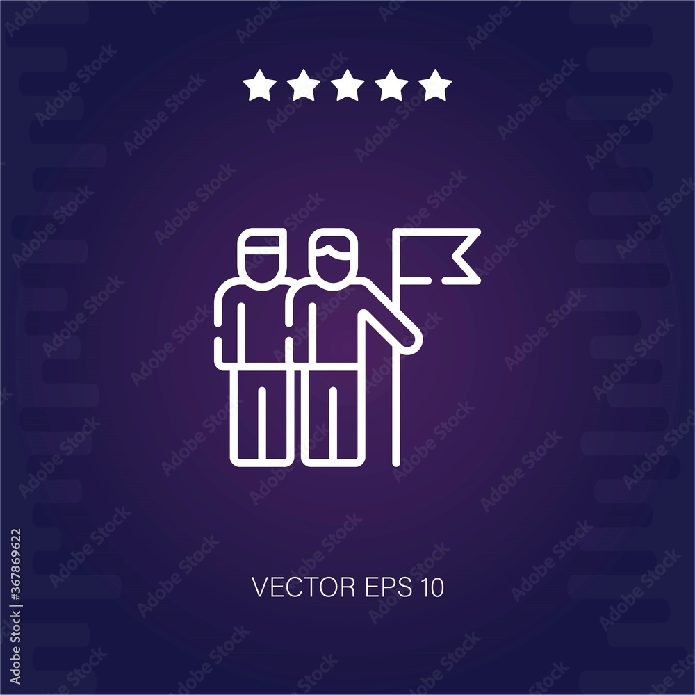 Fototapeta premium flag vector icon