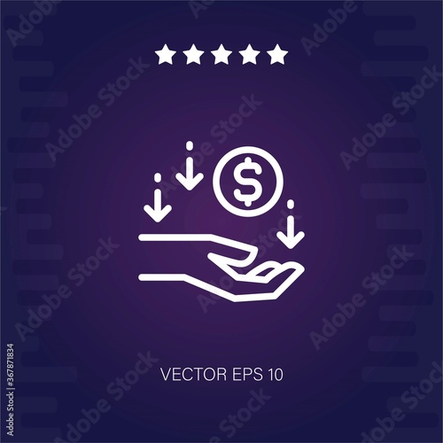 Reciever vector icon