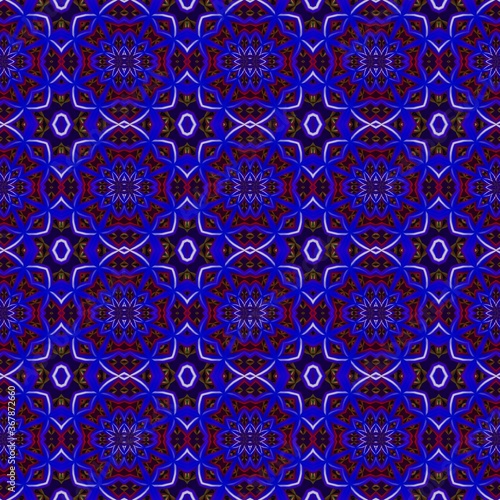 seamless geometric pattern. 3D rendering, 3D illustration.