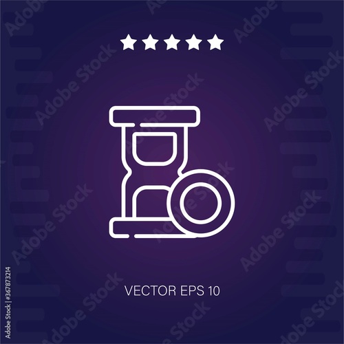 time is money vector icon