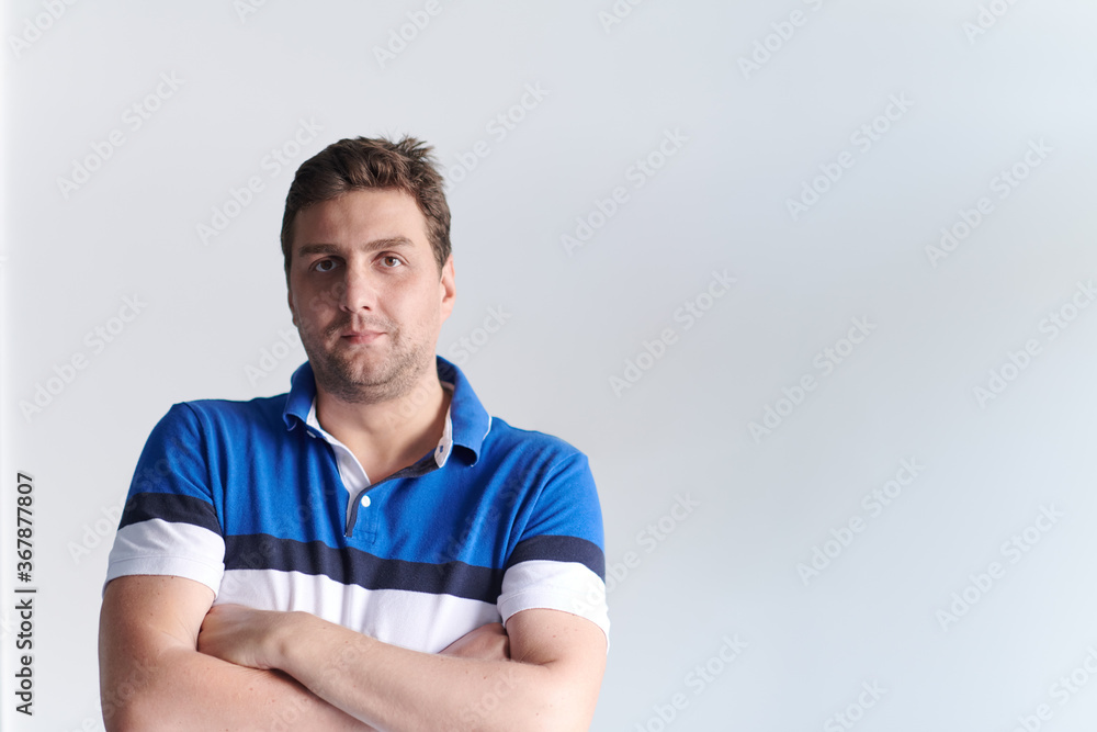 portrait of casual startup businessman wearing a T-shirt portrait of casual startup businessman wearing a T-shirt