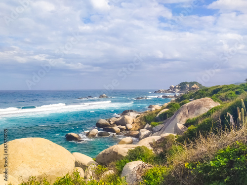 Caribbean beaches at Tayrona Park in Colombia © SERGEY