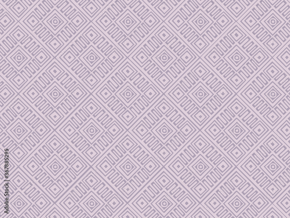 Purple pink squares in Seamless Texture. Abstract design illustration.