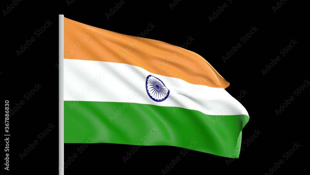 National Animated Sign of India, Animated Indian flag, Indian Flag