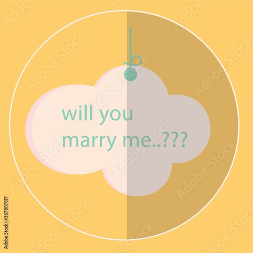 marriage proposal card
