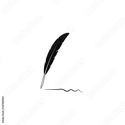 feather pen logo