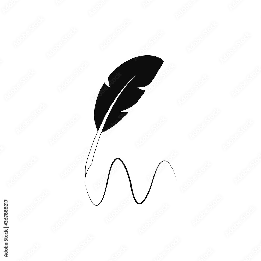 feather pen logo feather pen logo
