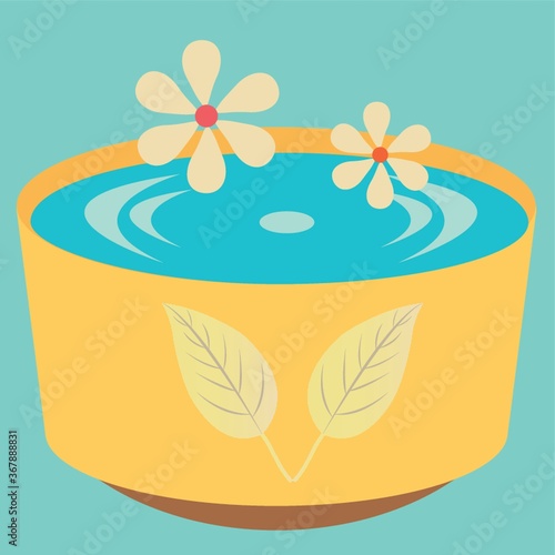 bowl of water