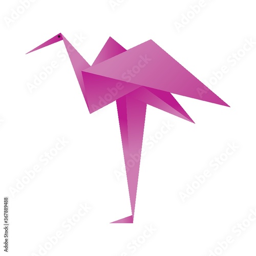 flamingo origami
