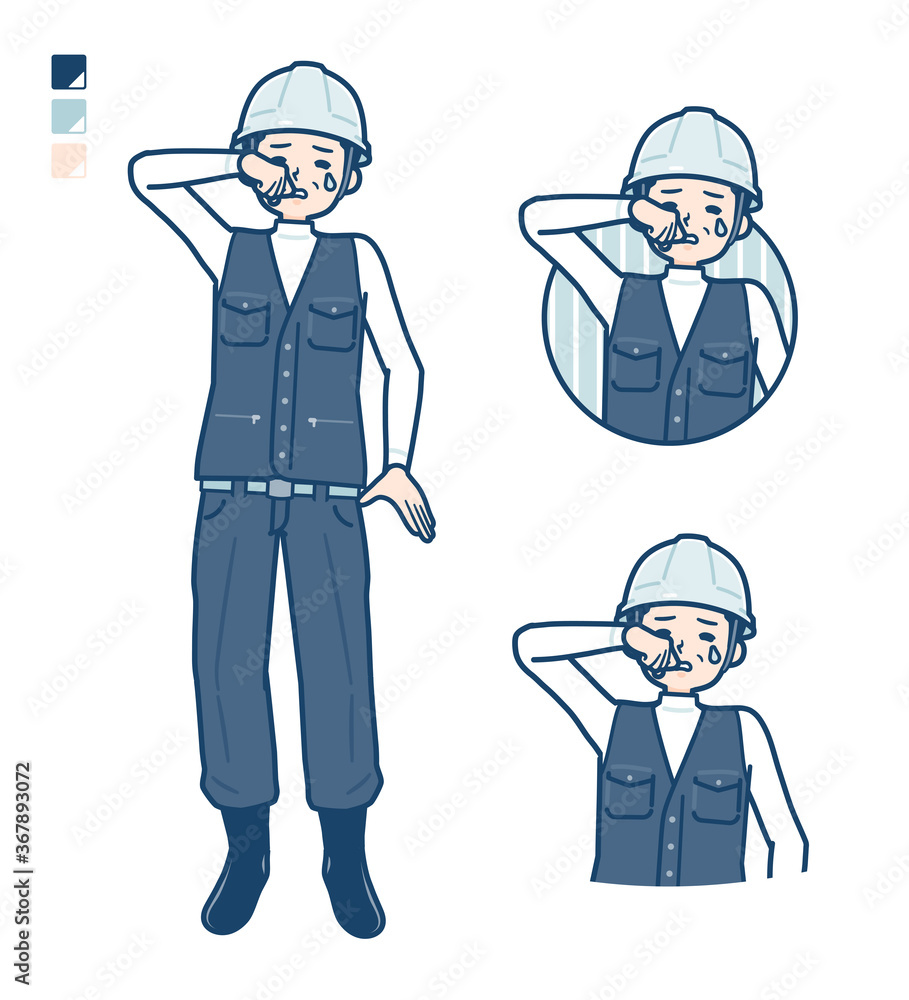 simple work wear middle man_cry simple work wear middle man_cry