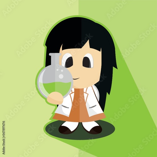 scientist girl