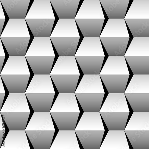 Abstract 3D seamless pattern