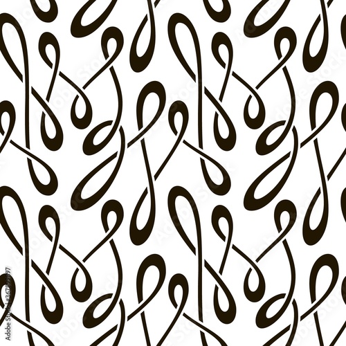 Linear abstract seamless pattern