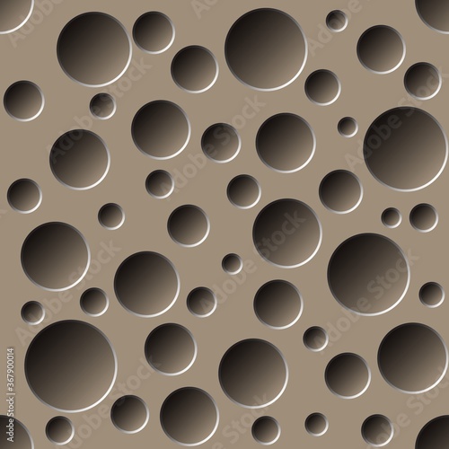 Abstract 3D seamless pattern