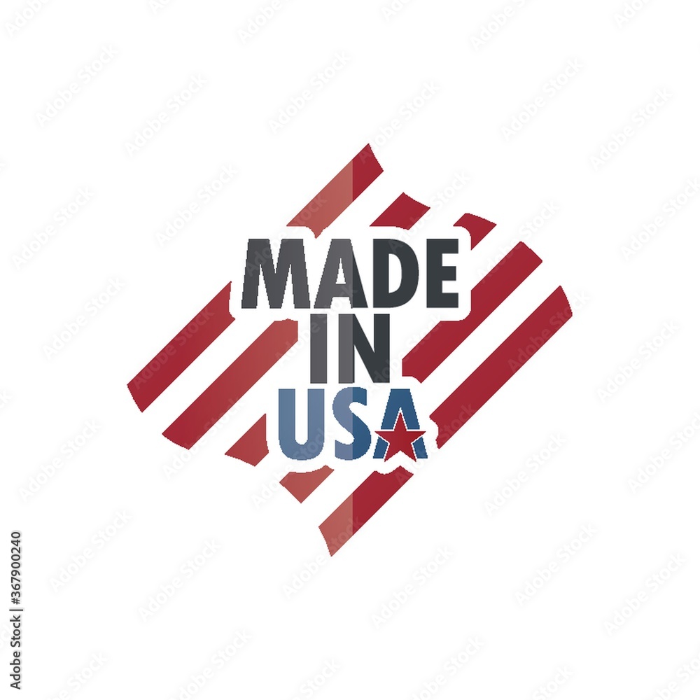 Fototapeta premium made in usa label