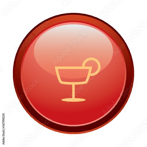 cocktail button