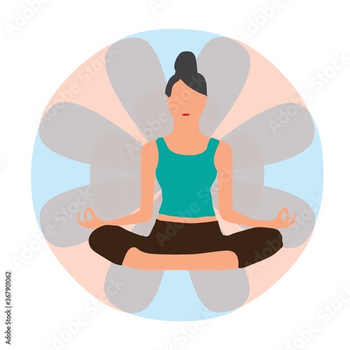 half lotus pose