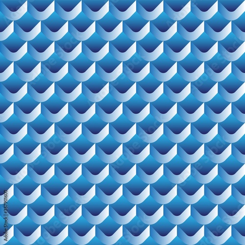 Abstract 3D seamless pattern