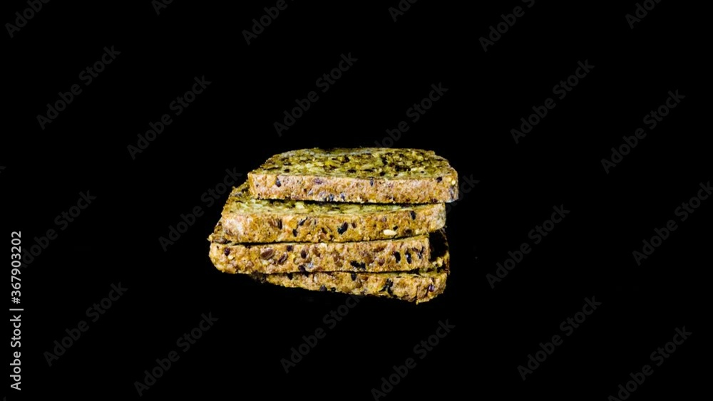 Rotting Slices Of Bread In The Studio - timelapse - hd Rotting Slices Of Bread In The Studio - timelapse - hd