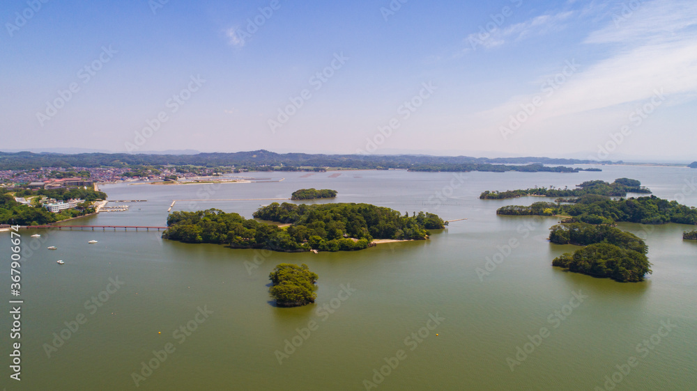 《宮城県》日本三景・松島 松島湾空撮 《宮城県》日本三景・松島 松島湾空撮