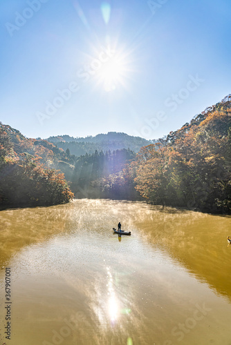 【千葉県 君津市】紅葉名所の亀山湖